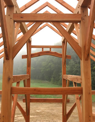 The Edinboro timber frame home